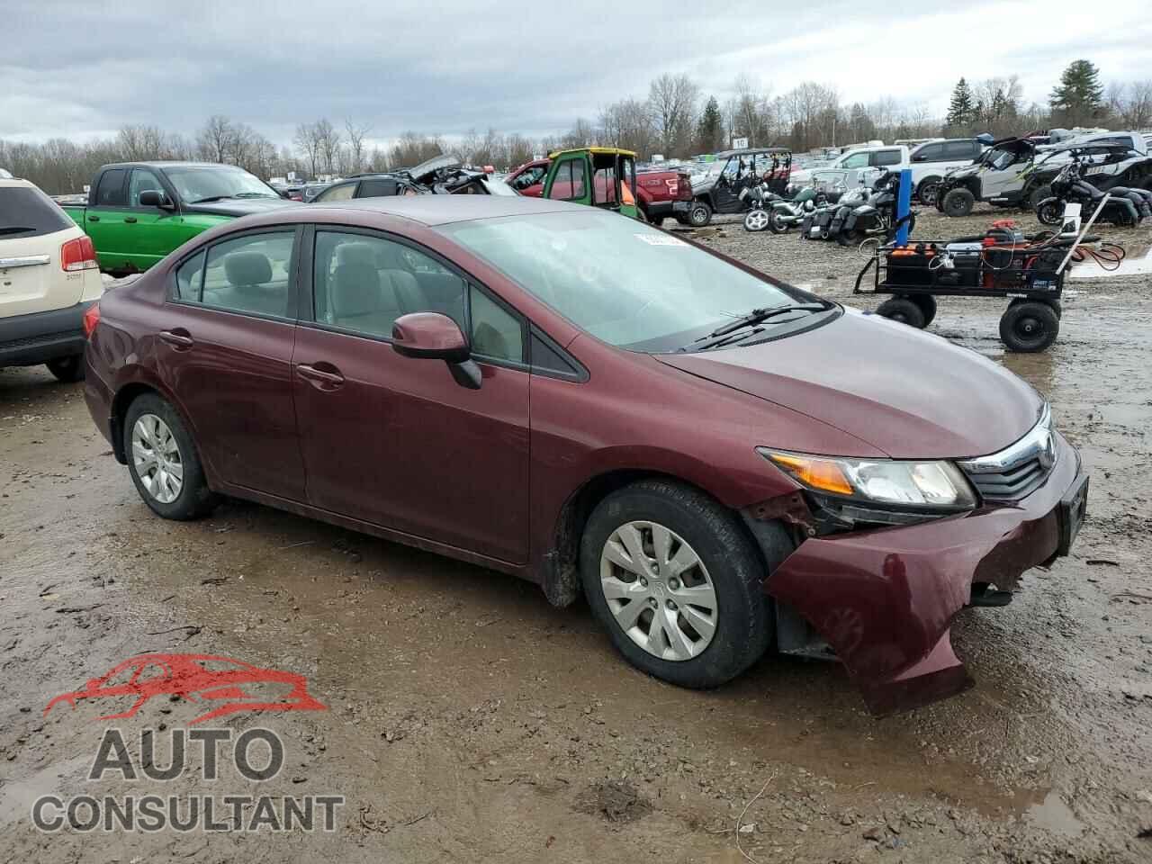 HONDA CIVIC 2012 - 2HGFB2F59CH554738