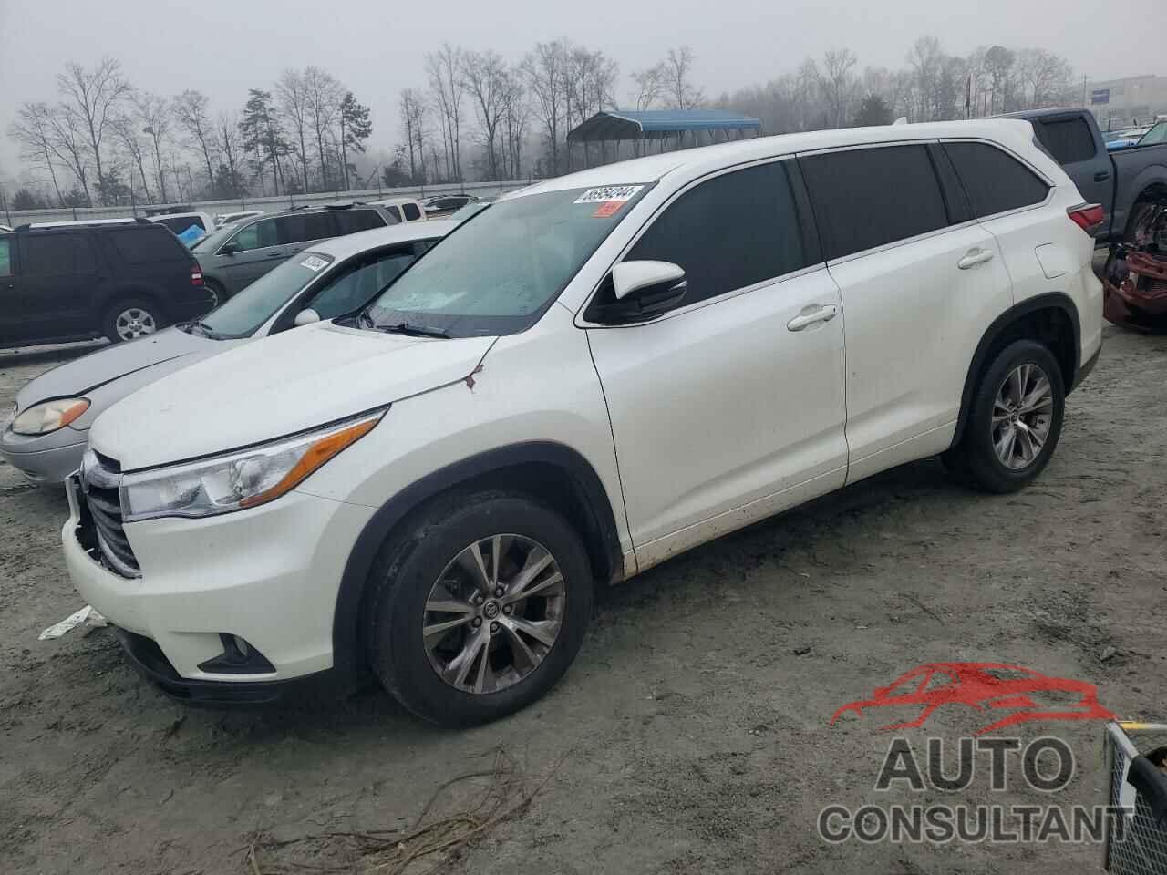 TOYOTA HIGHLANDER 2016 - 5TDZKRFH9GS150506