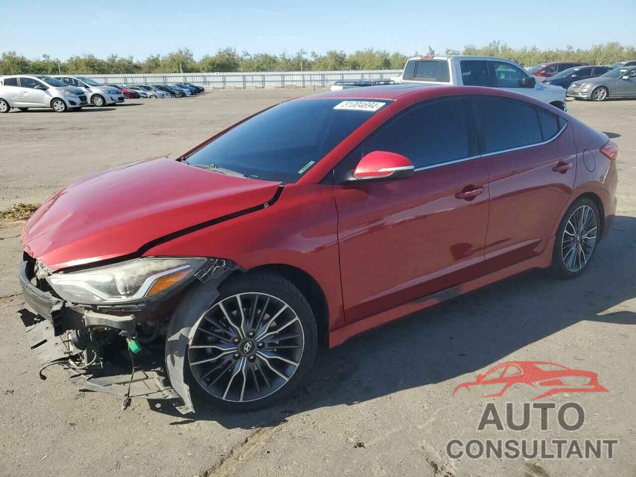 HYUNDAI ELANTRA 2018 - KMHD04LB2JU520082