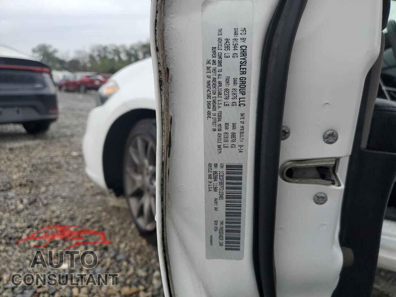 DODGE DART 2015 - 1C3CDFBB7FD123481