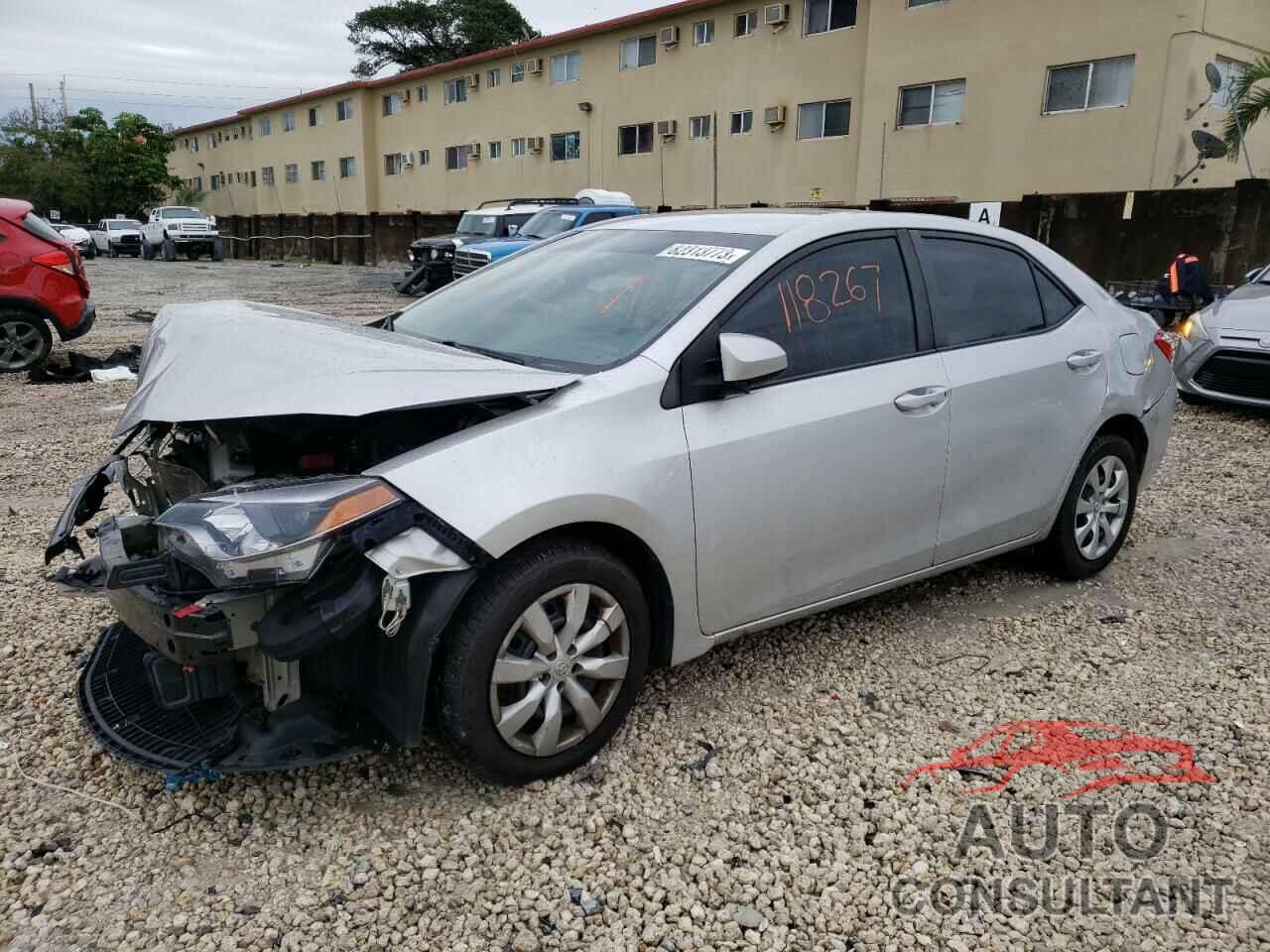 TOYOTA COROLLA 2016 - 5YFBURHE0GP493809