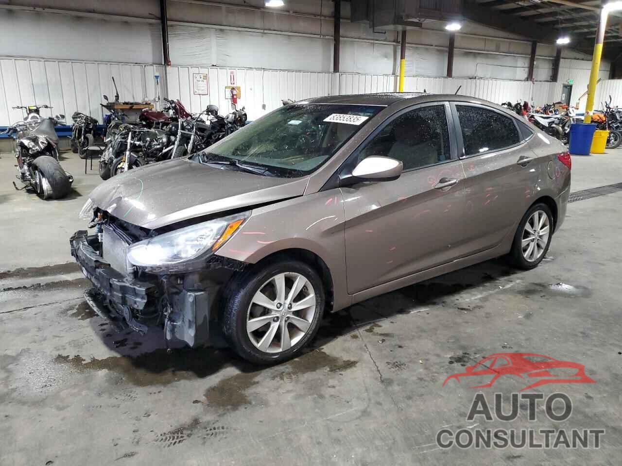 HYUNDAI ACCENT 2013 - KMHCU4AE7DU302284