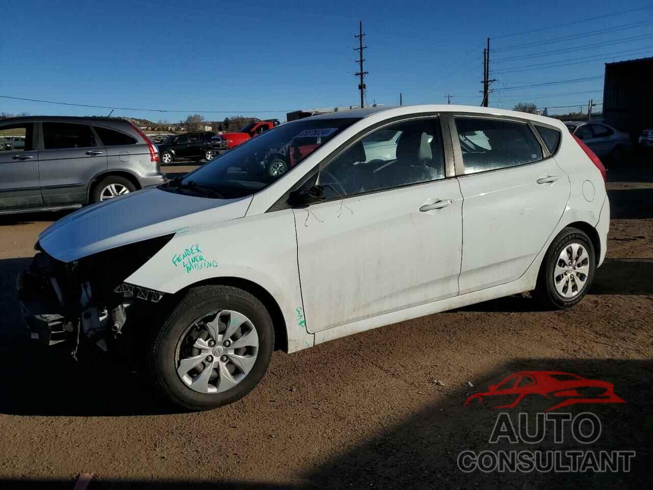 HYUNDAI ACCENT 2017 - KMHCT5AE6HU307586