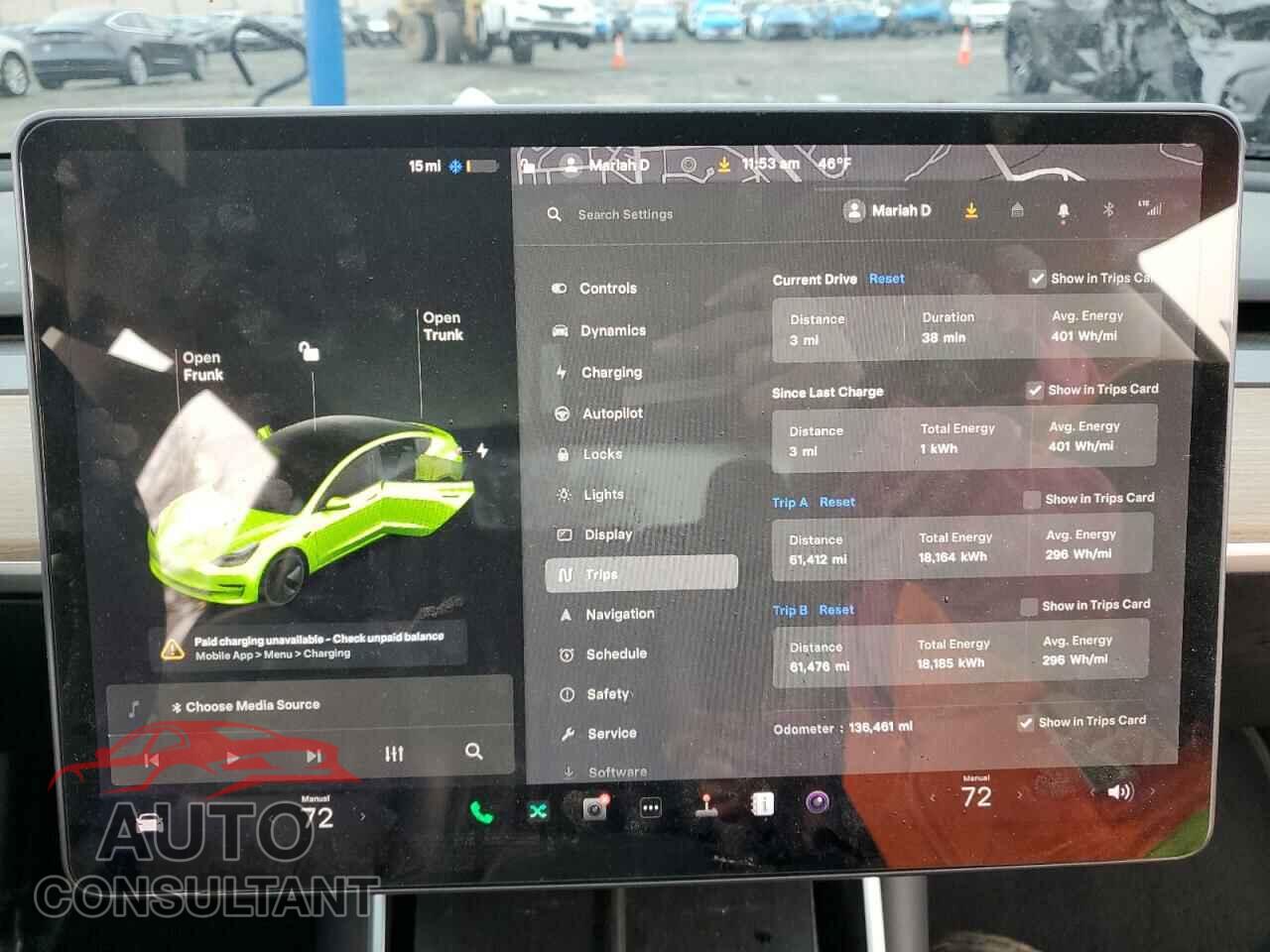 TESLA MODEL 3 2019 - 5YJ3E1EB2KF432463