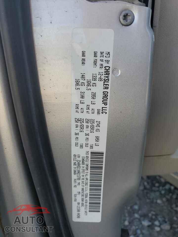 DODGE CARAVAN 2010 - 2D4RN5D1XAR215789