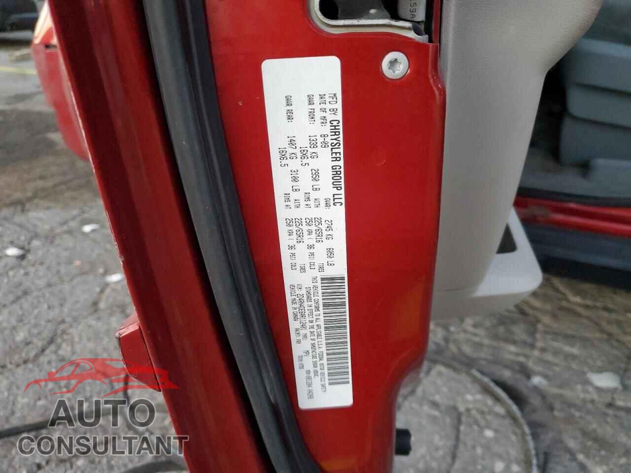DODGE CARAVAN 2010 - 2D4RN4DE6AR112401
