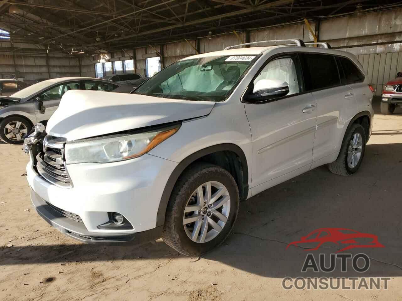 TOYOTA HIGHLANDER 2016 - 5TDZKRFH5GS120306