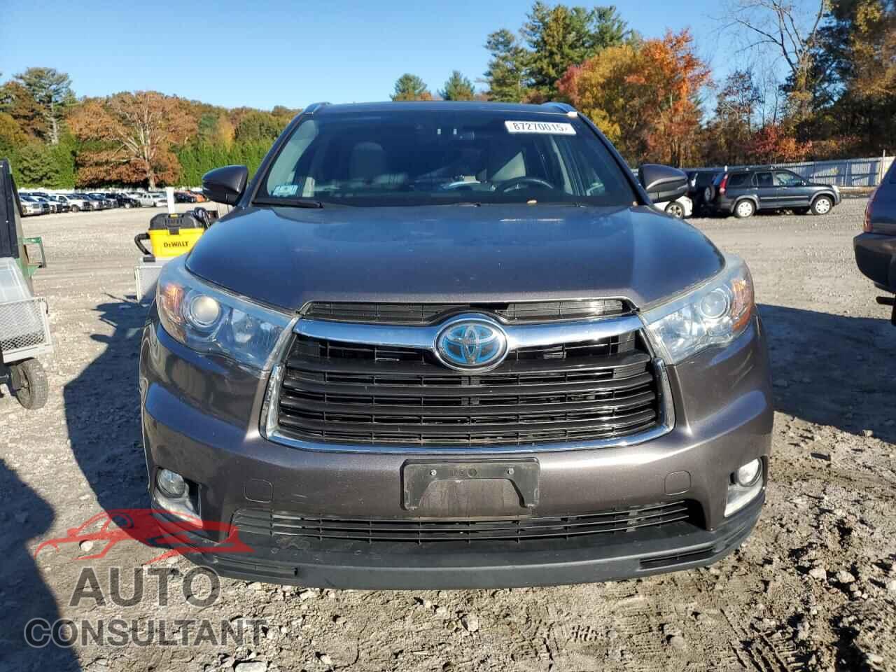 TOYOTA HIGHLANDER 2015 - 5TDDCRFH7FS007785