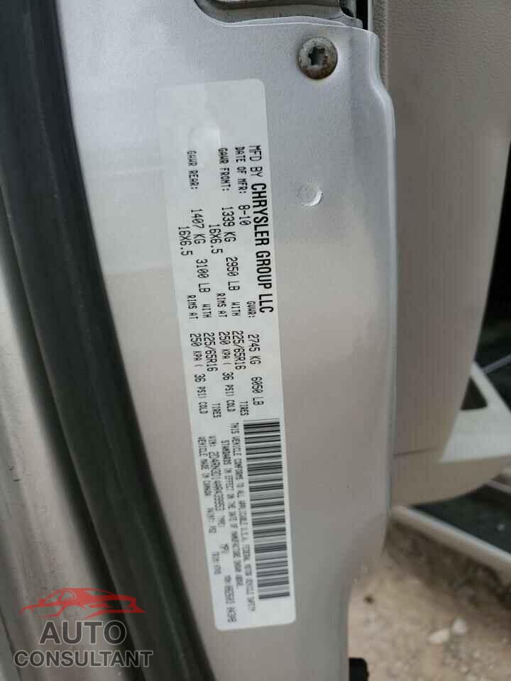 DODGE CARAVAN 2010 - 2D4RN3D14AR439953