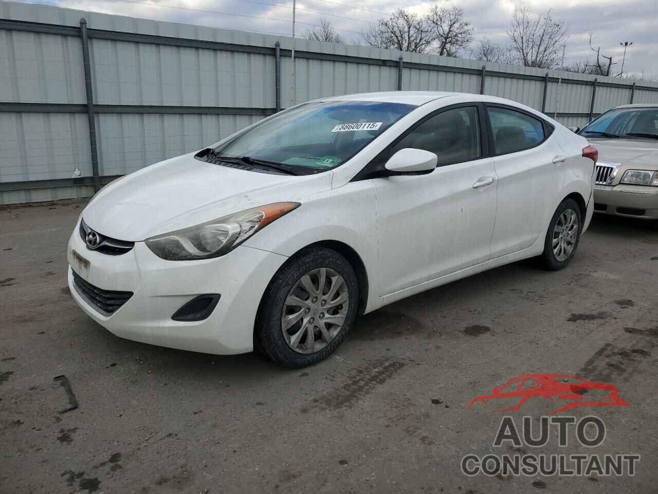 HYUNDAI ELANTRA 2012 - 5NPDH4AEXCH139314