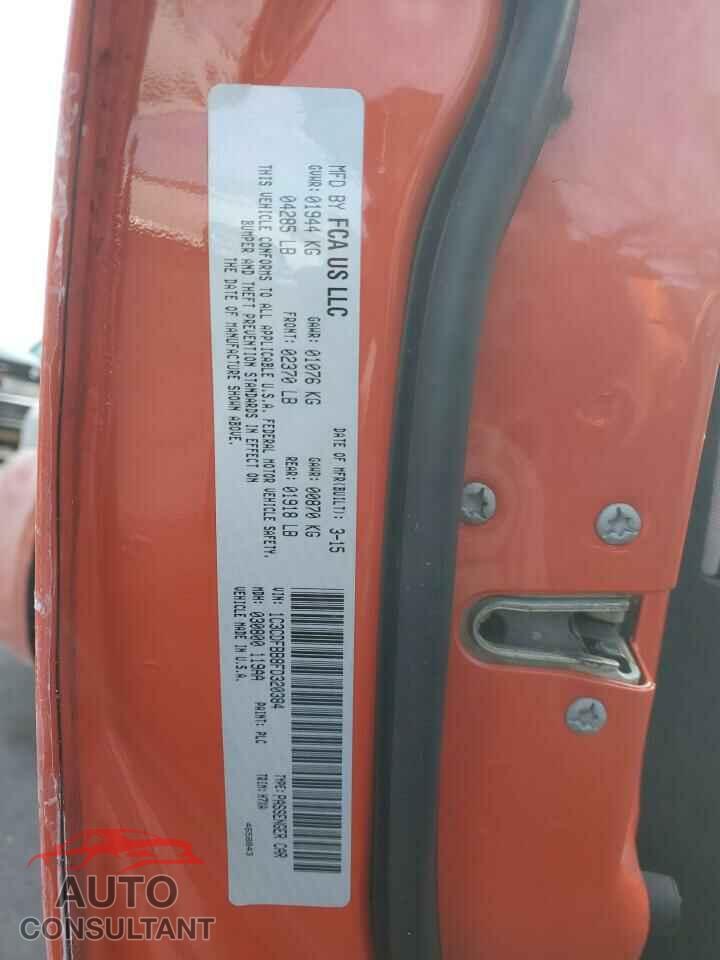 DODGE DART 2015 - 1C3CDFBB8FD320384