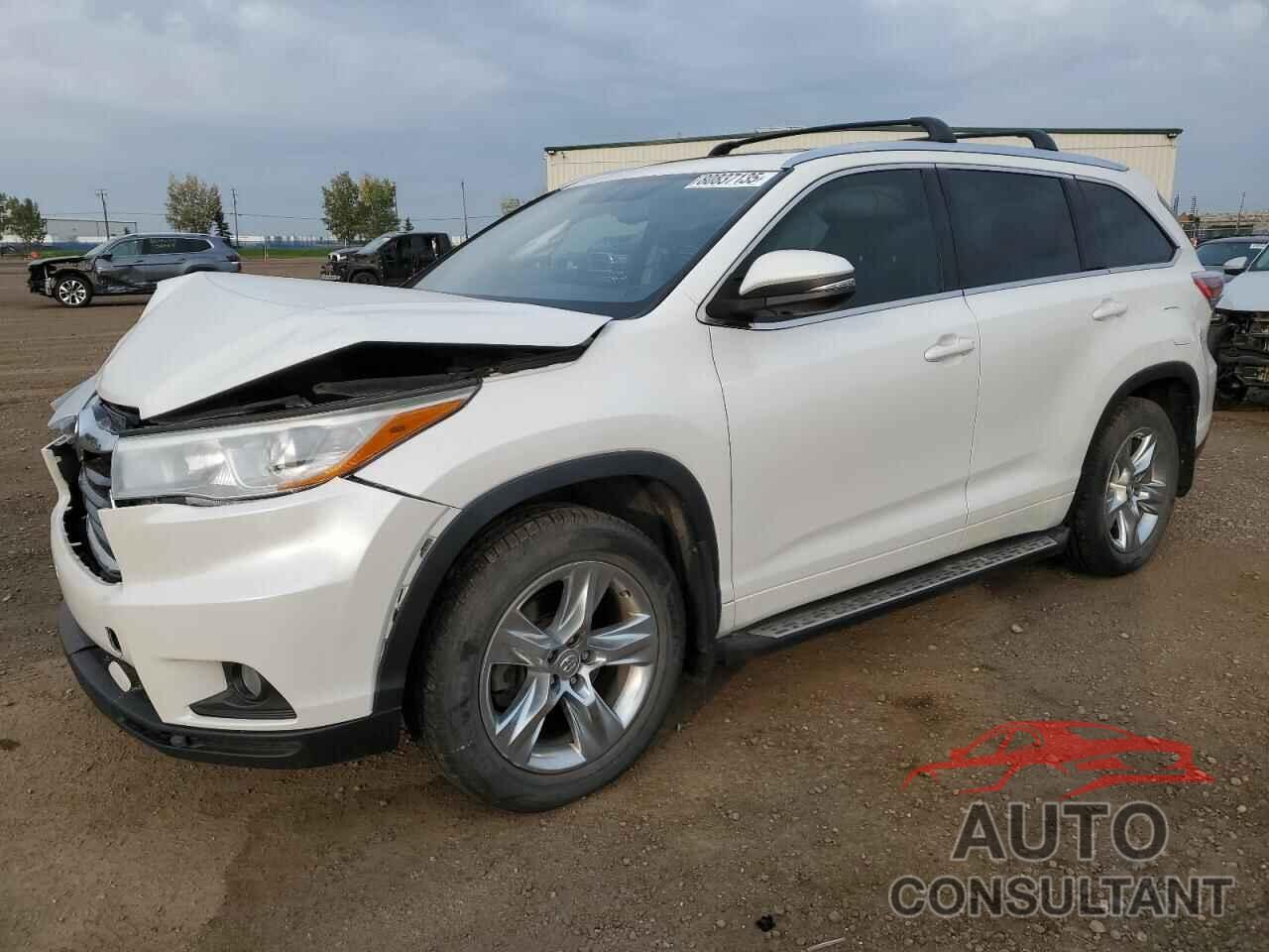TOYOTA HIGHLANDER 2015 - 5TDDKRFH0FS098739