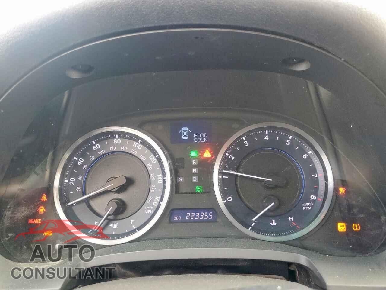 LEXUS IS 2012 - JTHBF5C20C2102973