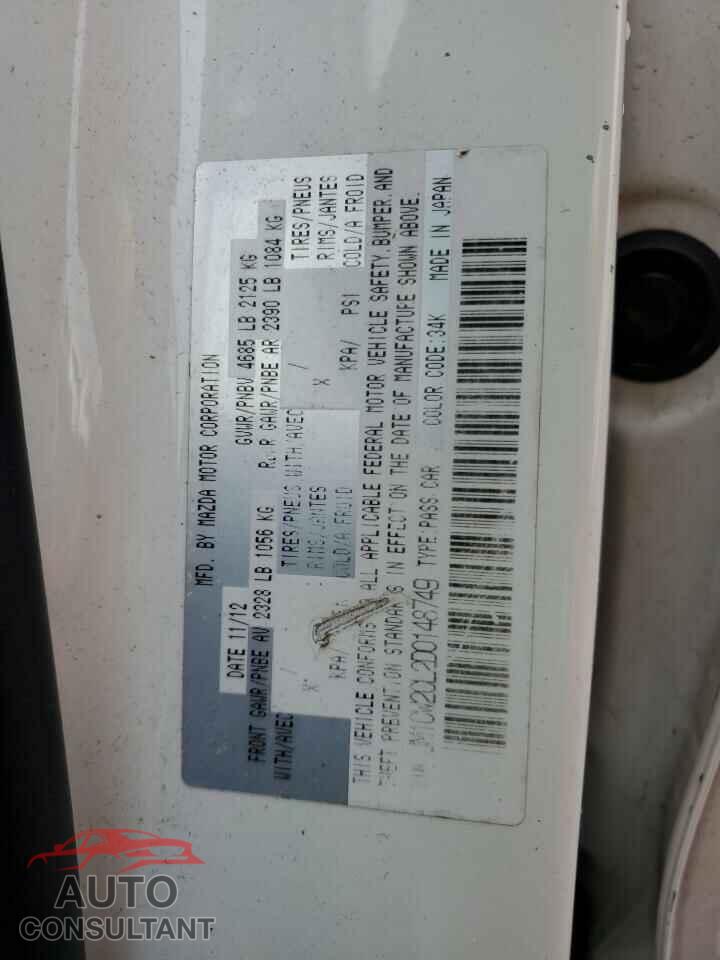 MAZDA 5 2013 - JM1CW2CL2D0148749