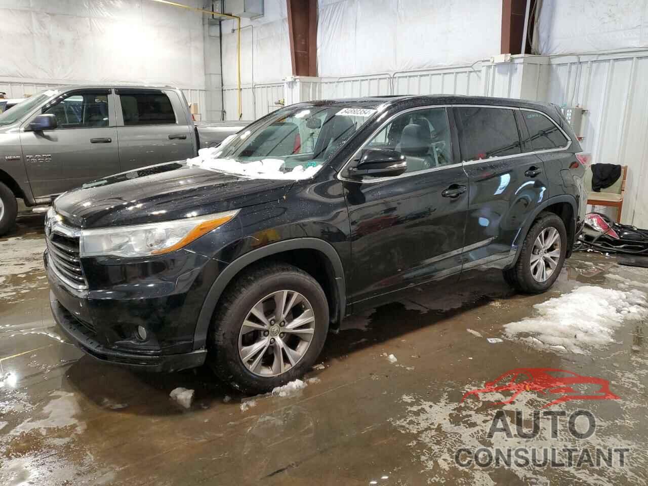 TOYOTA HIGHLANDER 2015 - 5TDJKRFH4FS198118