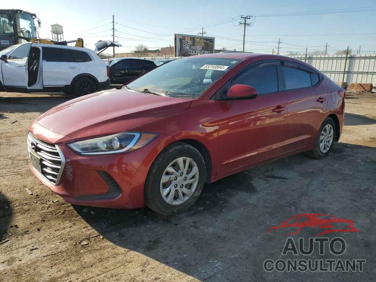 HYUNDAI ELANTRA 2017 - KMHD74LF5HU095787