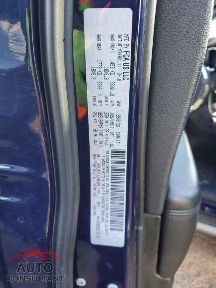 DODGE DURANGO 2018 - 1C4RDJAG2JC346306