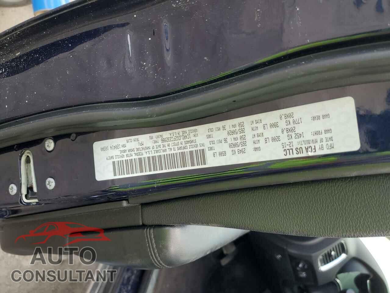 DODGE DURANGO 2015 - 1C4RDJDG2FC232986