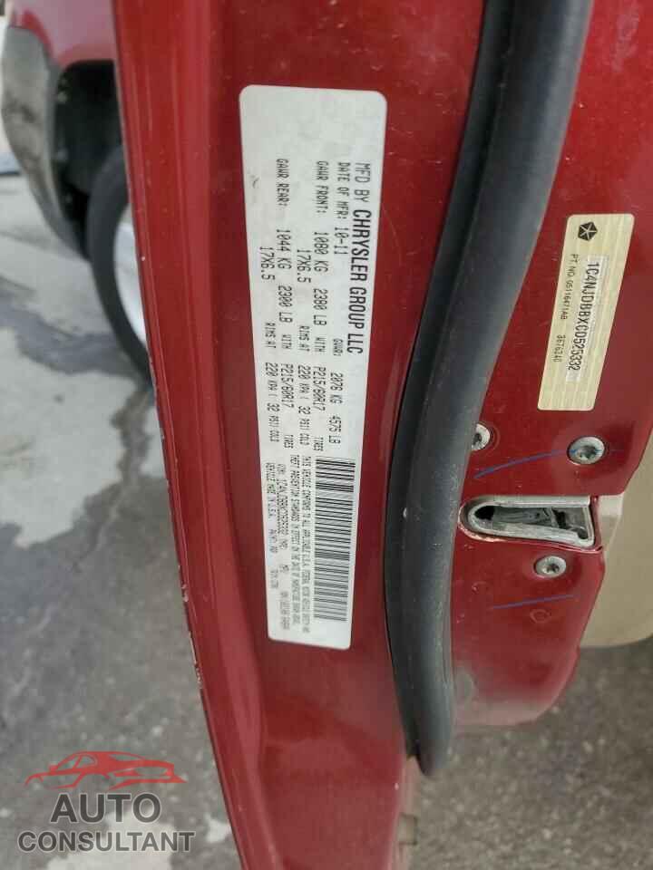JEEP COMPASS 2012 - 1C4NJDBBXCD525332
