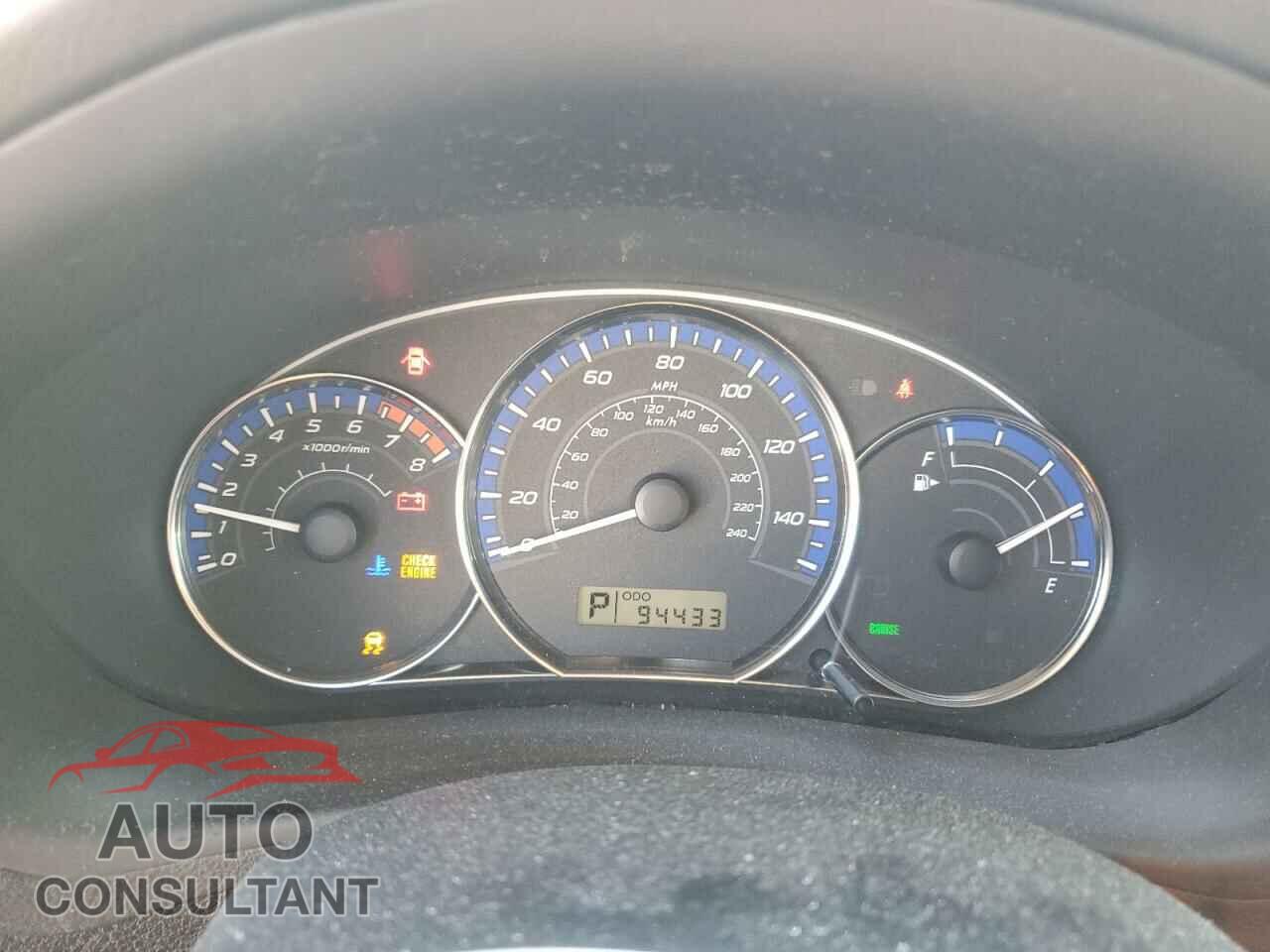 SUBARU FORESTER 2012 - JF2SHADC2CH453250