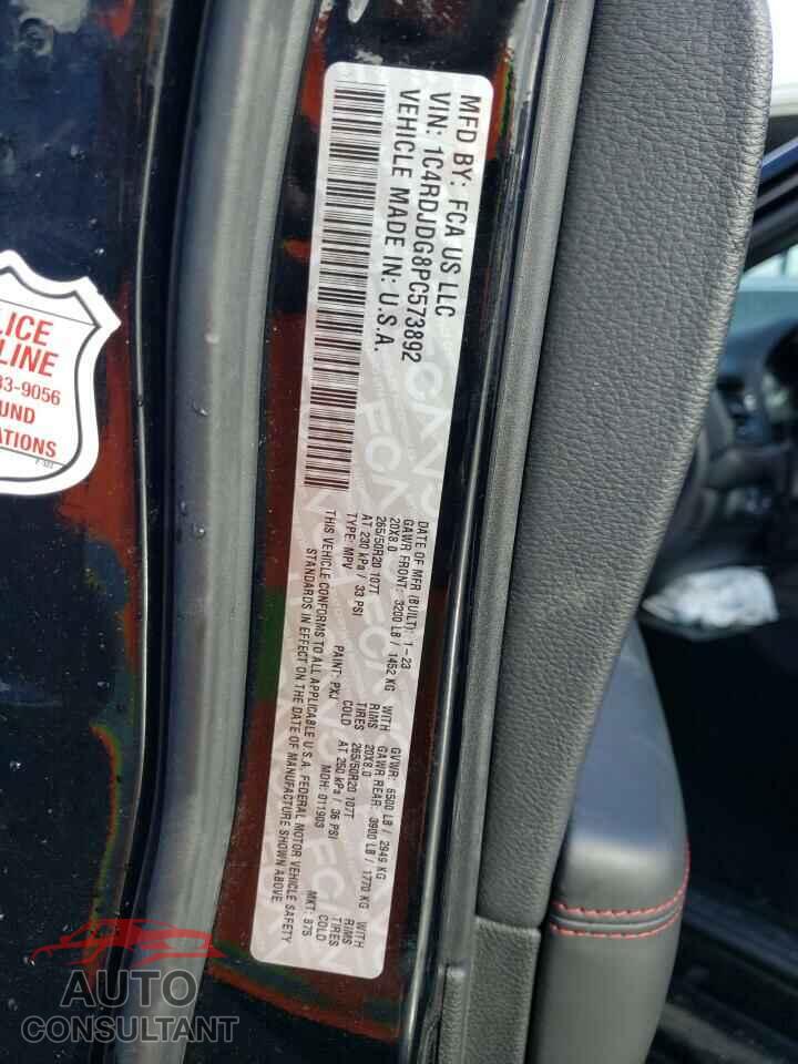 DODGE DURANGO 2023 - 1C4RDJDG8PC573892