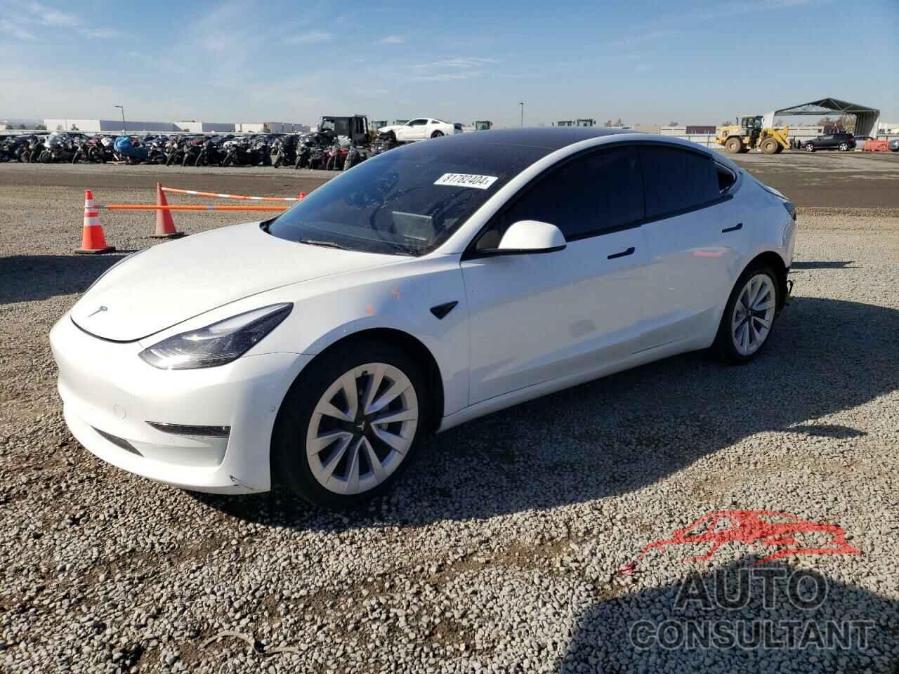 TESLA MODEL 3 2022 - 5YJ3E1EB7NF132261