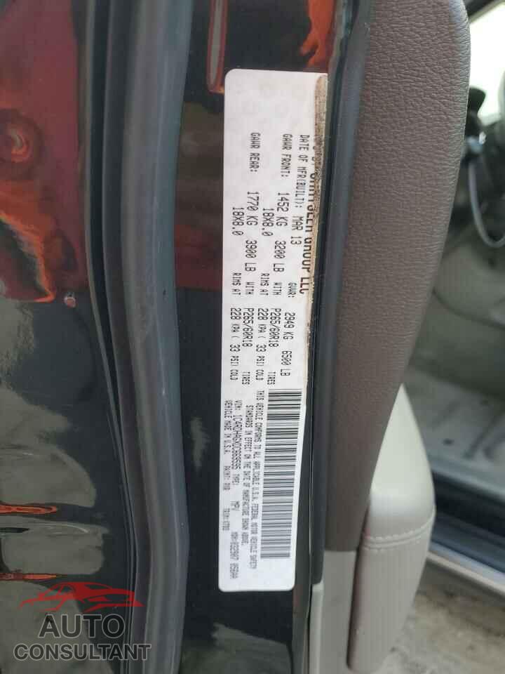 DODGE DURANGO 2013 - 1C4RDHAGXDC669595