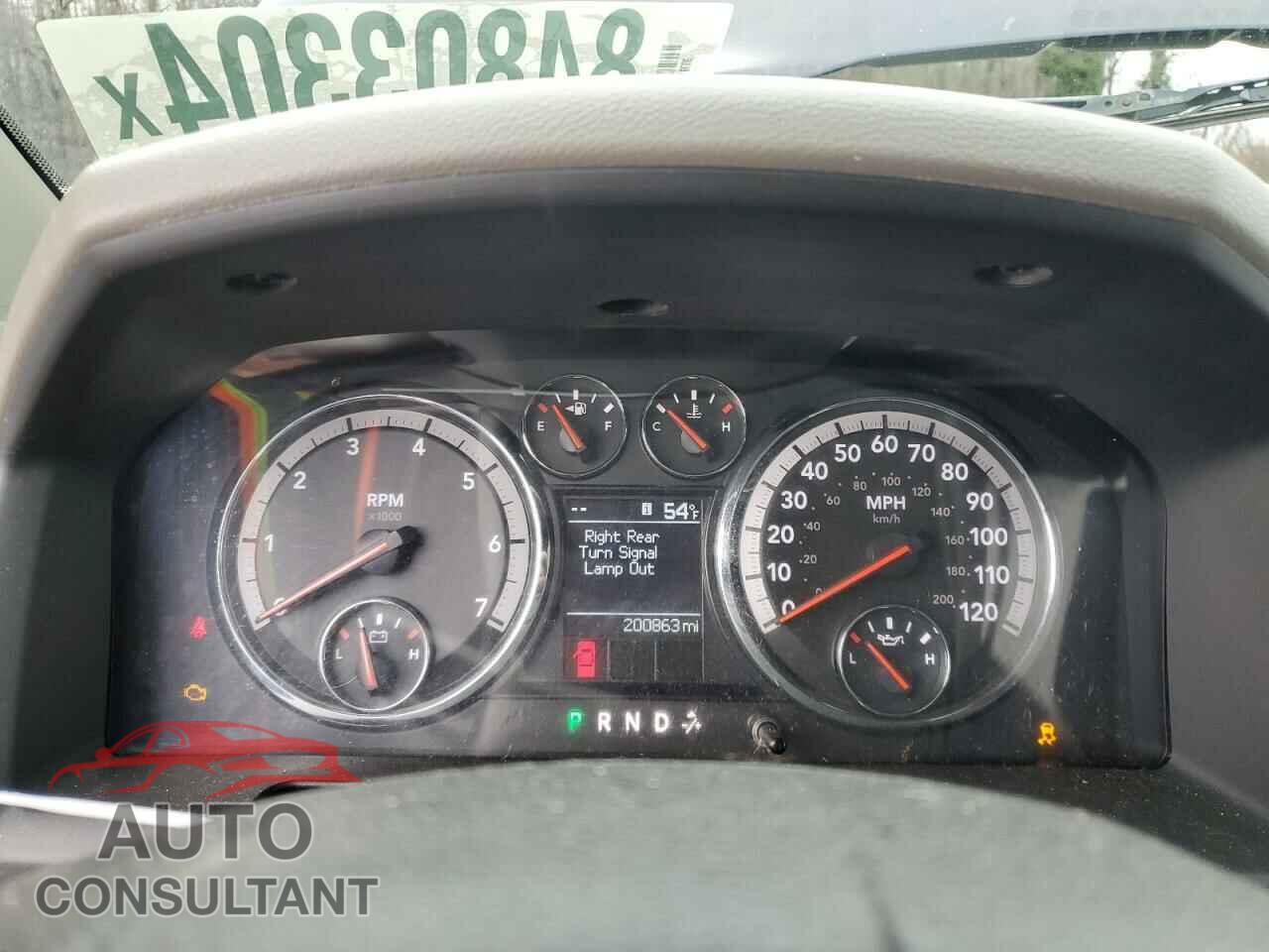DODGE RAM 1500 2012 - 1C6RD6LT4CS306297