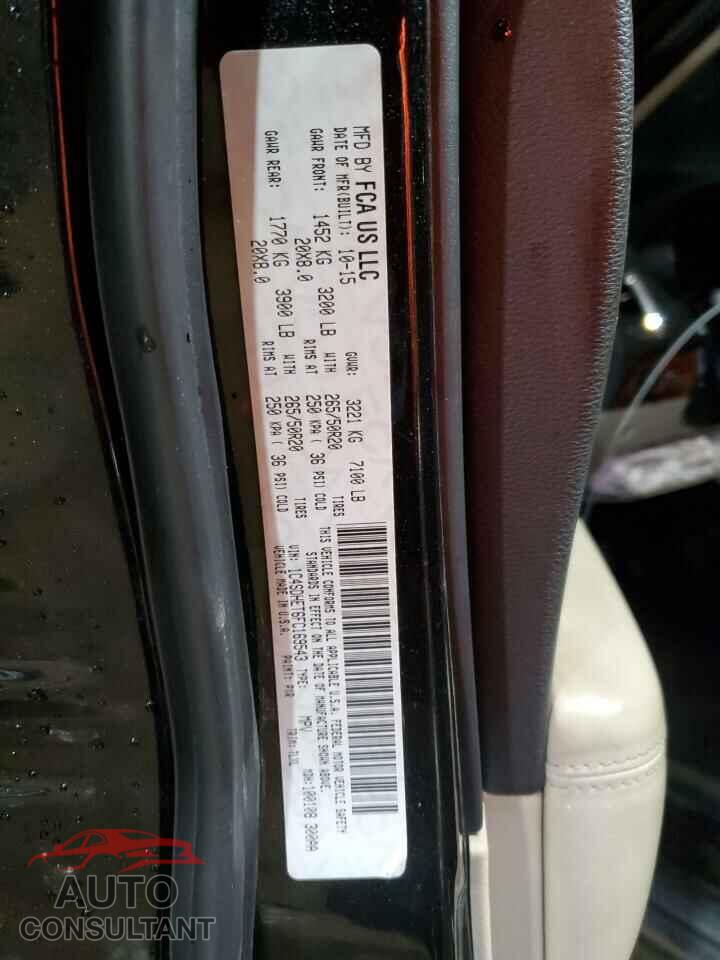 DODGE DURANGO 2015 - 1C4SDHET6FC169543