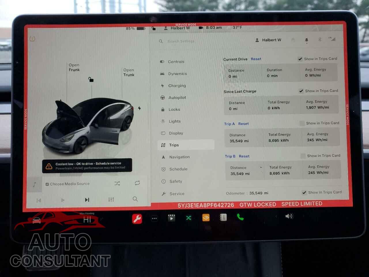 TESLA MODEL 3 2023 - 5YJ3E1EA8PF642726