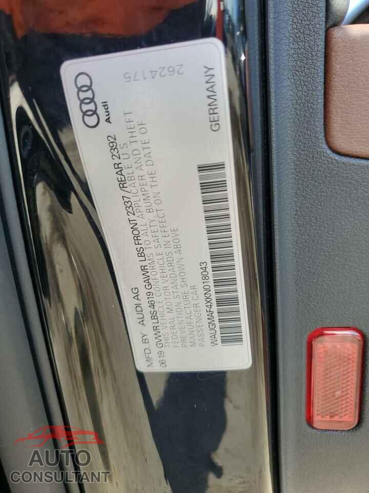 AUDI A4 2019 - WAUGMAF4XKN018043