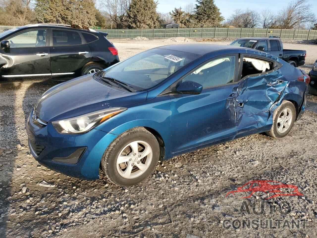 HYUNDAI ELANTRA 2014 - KMHDH4AE7EU086317