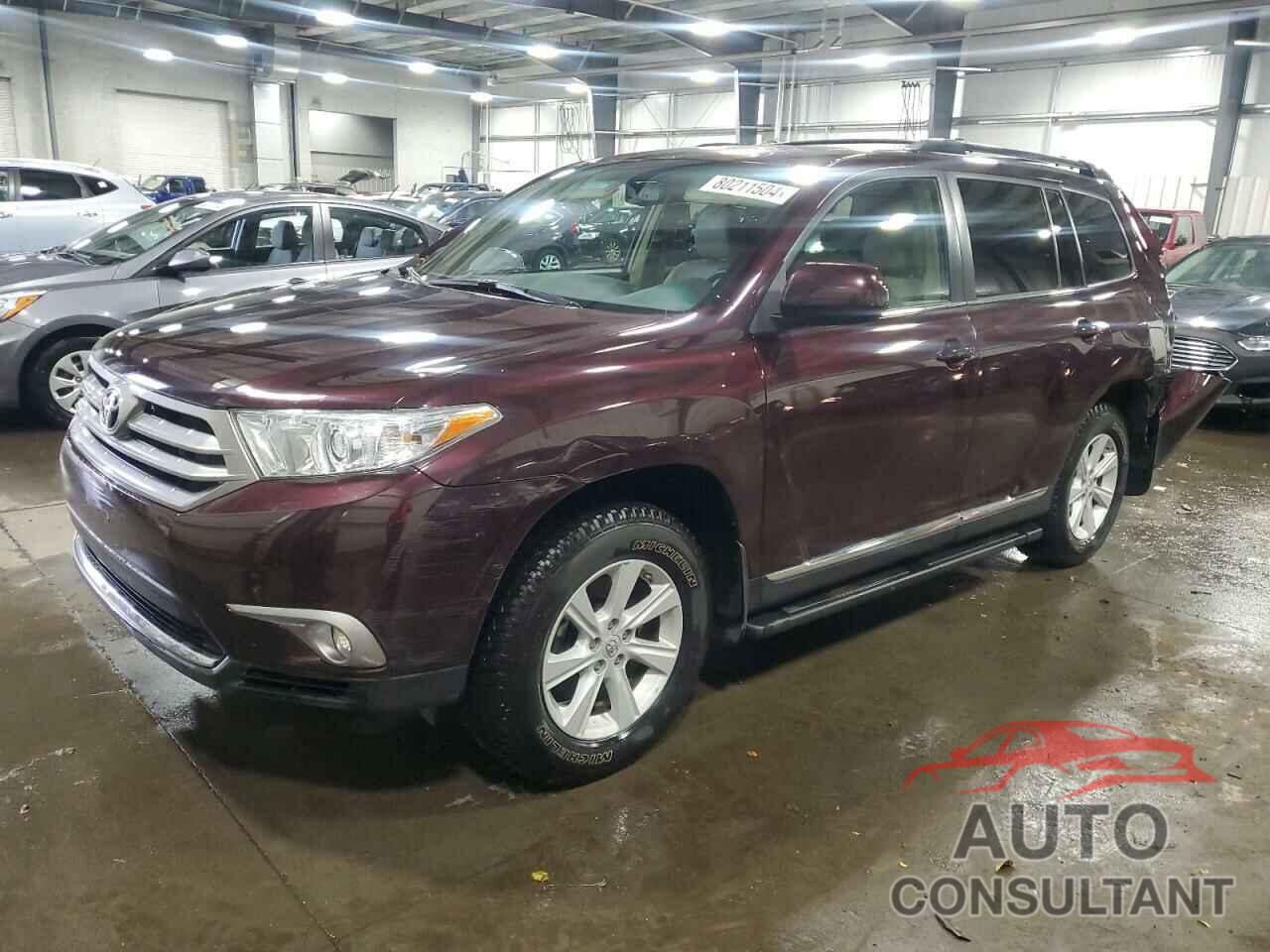 TOYOTA HIGHLANDER 2013 - 5TDBK3EH6DS271344