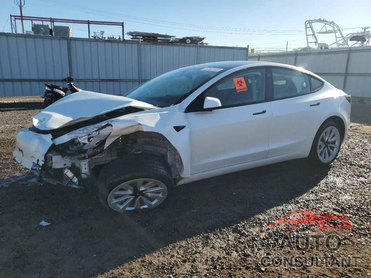 TESLA MODEL 3 2022 - 5YJ3E1EB0NF178885