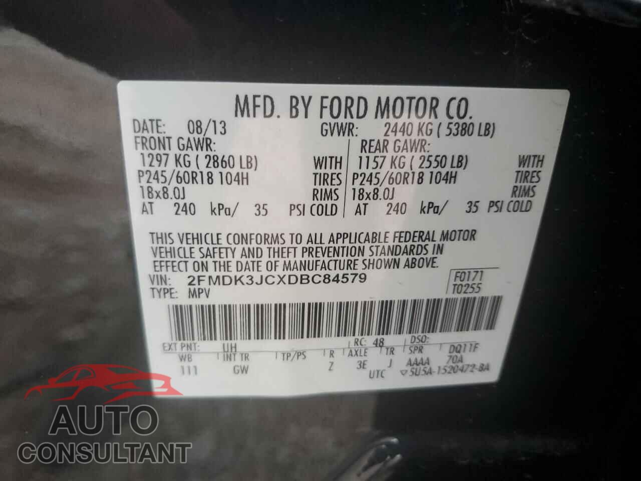 FORD EDGE 2013 - 2FMDK3JCXDBC84579