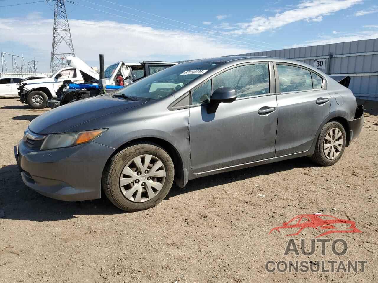 HONDA CIVIC 2012 - 19XFB2F59CE365811