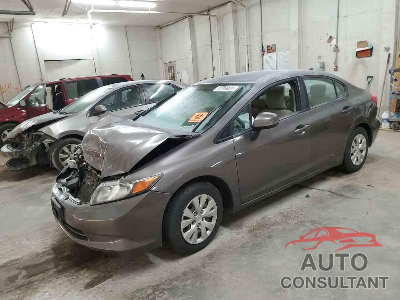 HONDA CIVIC 2012 - 19XFB2F57CE068987