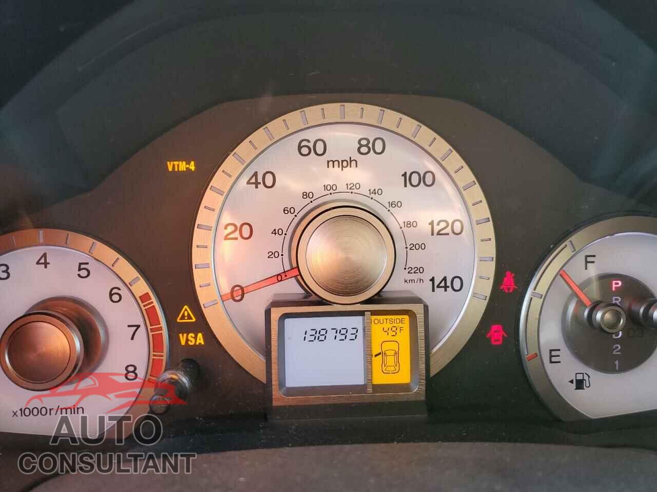 HONDA PILOT 2009 - 5FNYF48699B019758