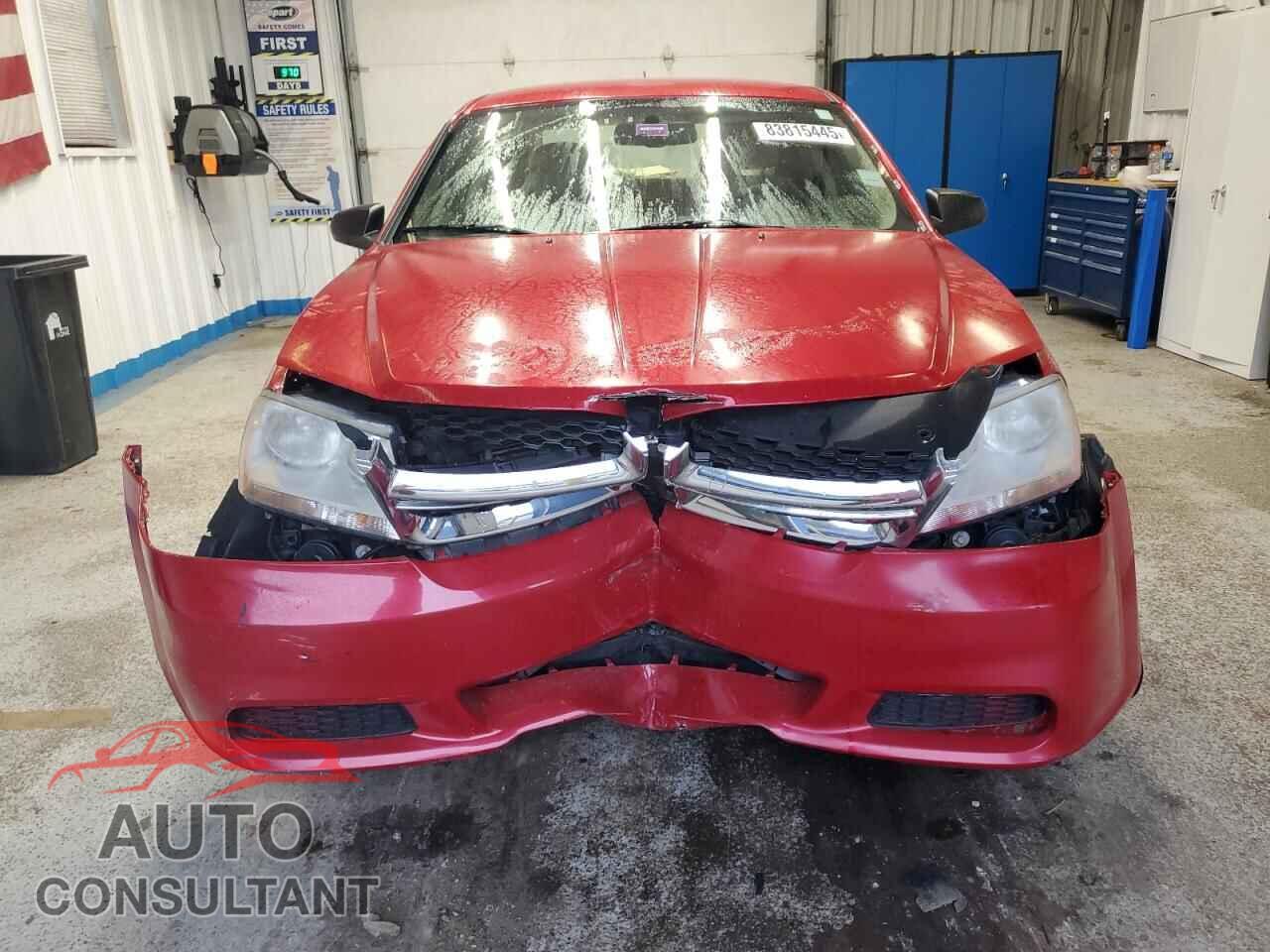 DODGE AVENGER 2013 - 1C3CDZAB5DN753462