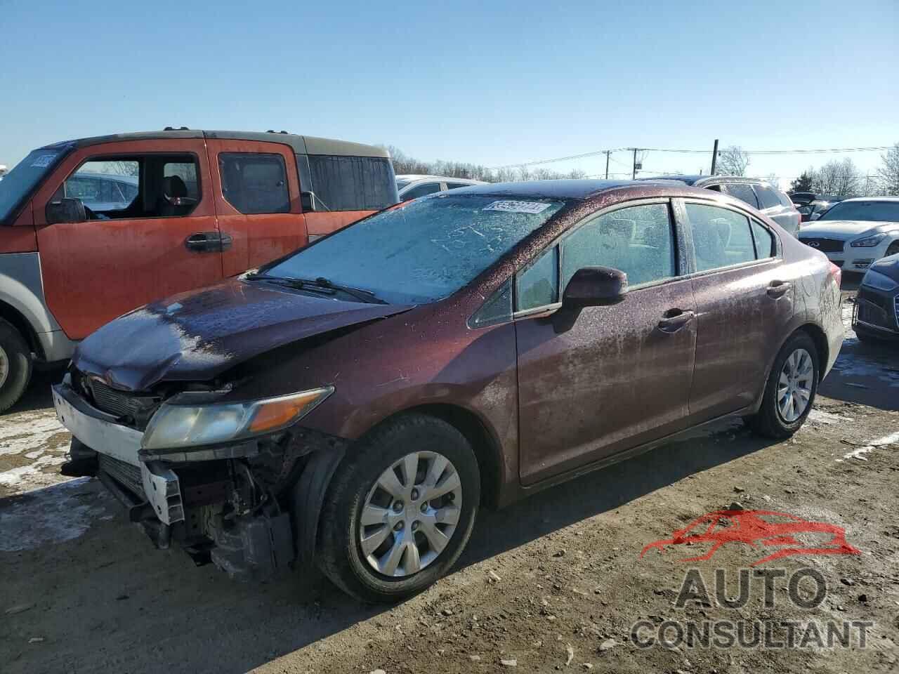 HONDA CIVIC 2012 - 19XFB2F53CE366128