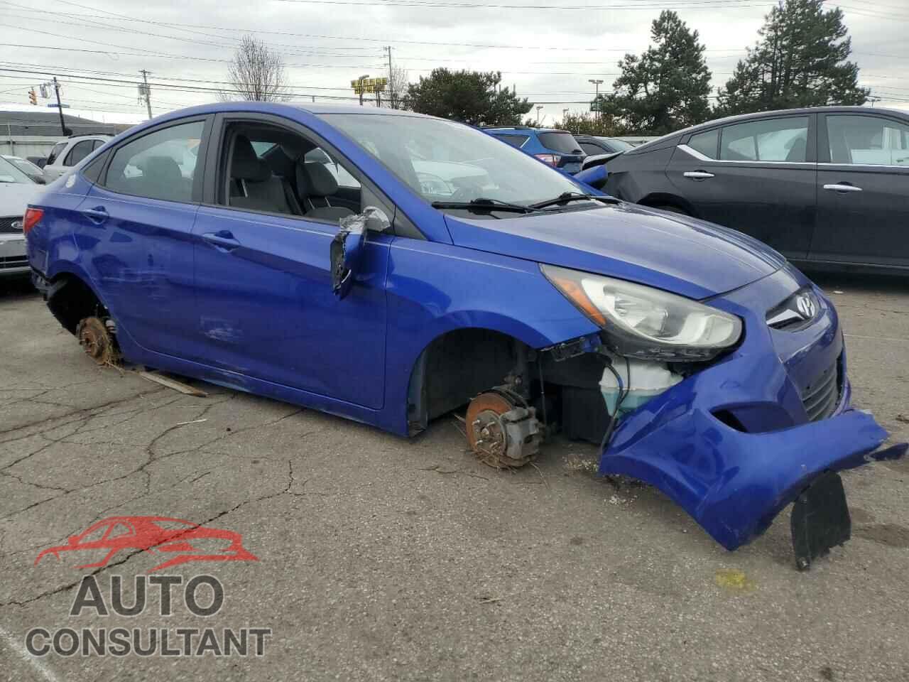 HYUNDAI ACCENT 2013 - KMHCU4AE7DU355356