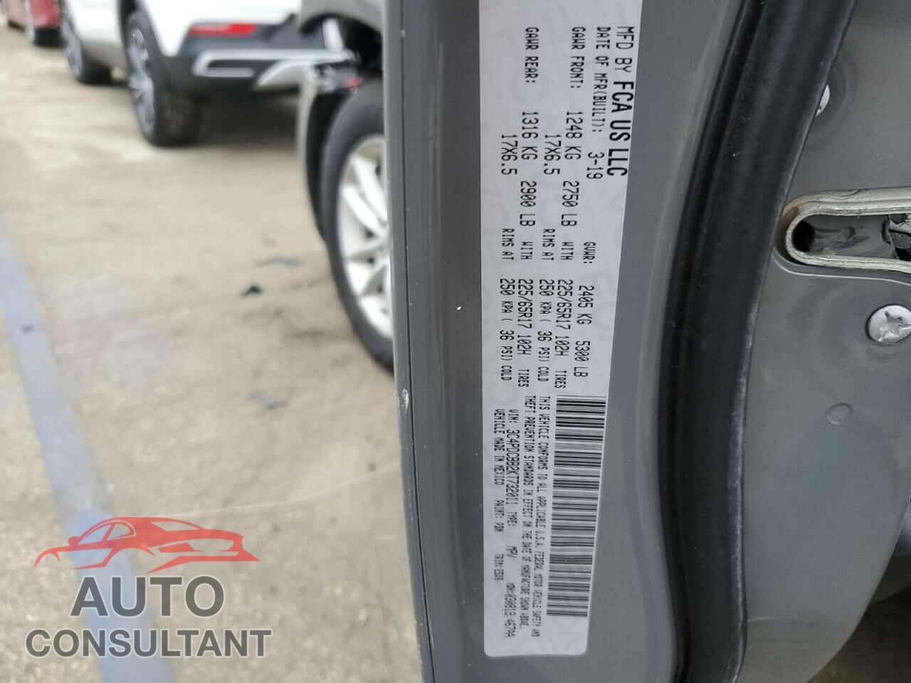 DODGE JOURNEY 2019 - 3C4PDCBB2KT732011