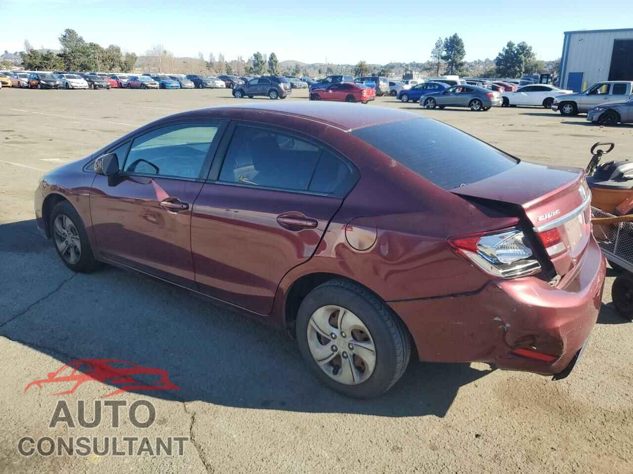 HONDA CIVIC 2013 - 2HGFB2F54DH549206
