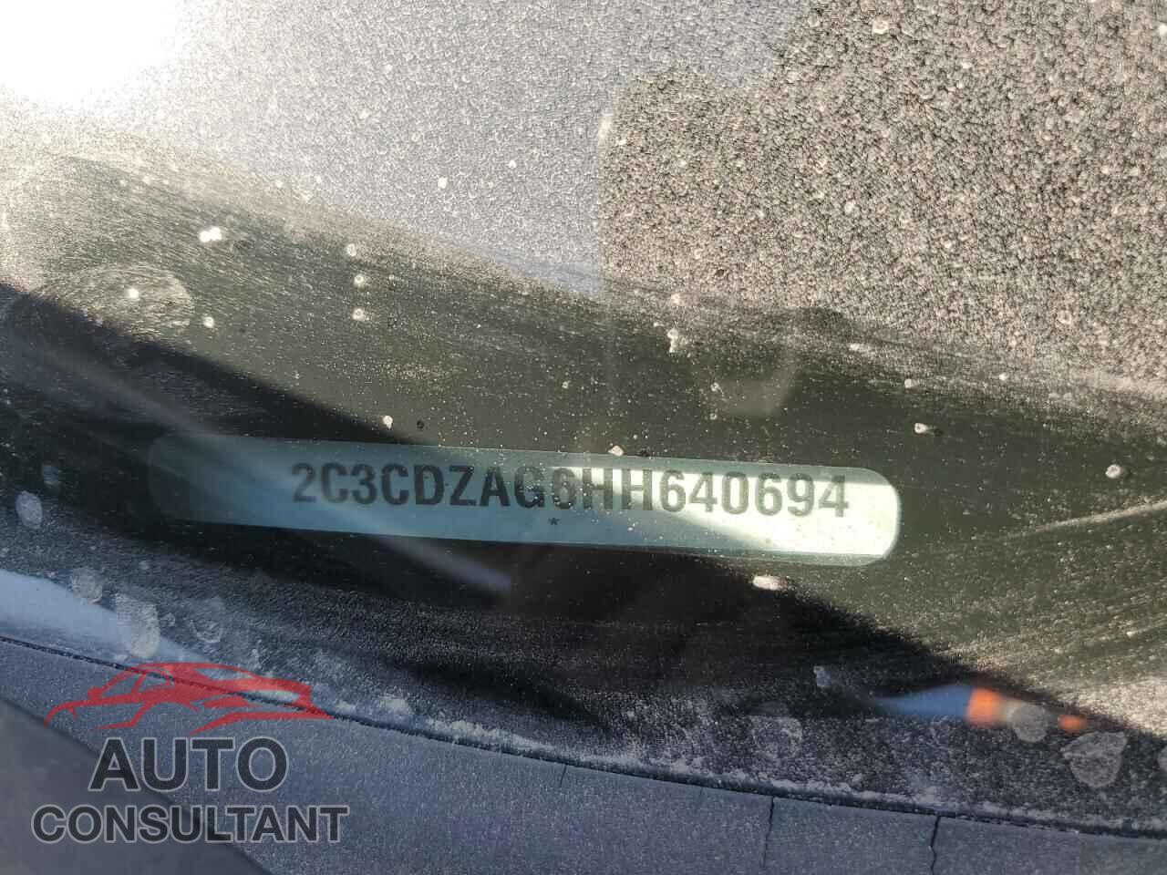 DODGE CHALLENGER 2017 - 2C3CDZAG6HH640694