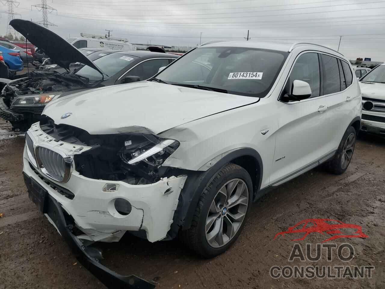 BMW X3 2015 - 5UXWX9C57F0D47790