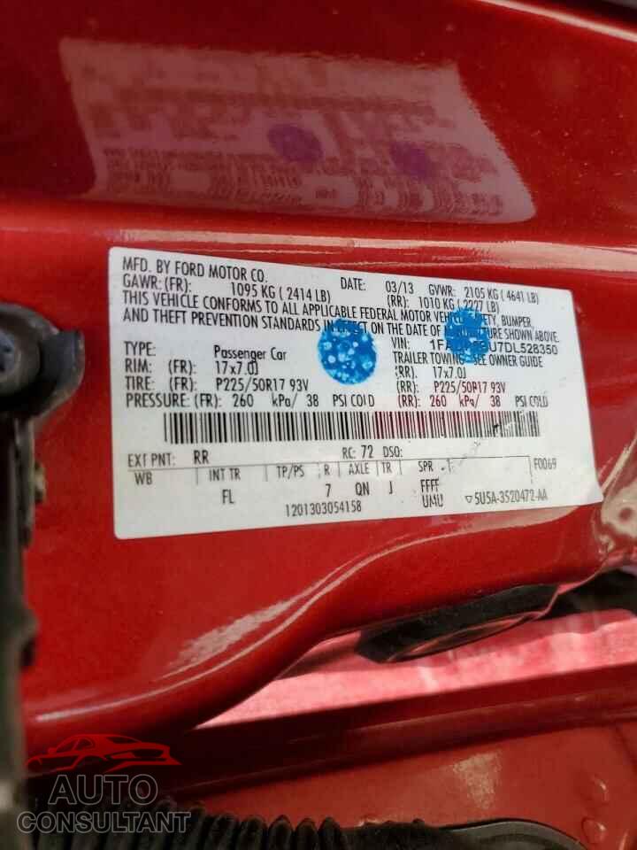 FORD CMAX 2013 - 1FADP5BU7DL528350