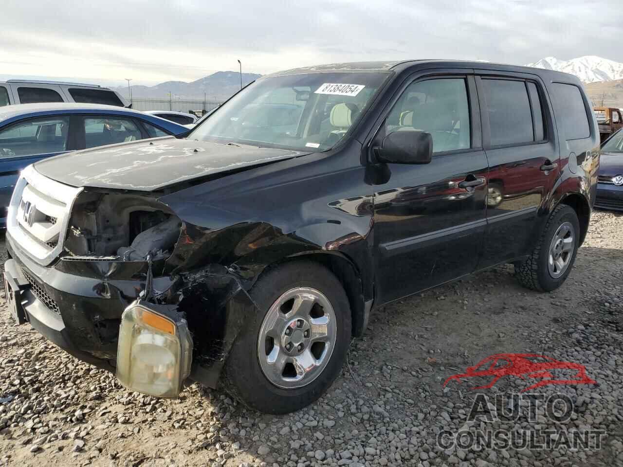 HONDA PILOT 2010 - 5FNYF4H26AB025888