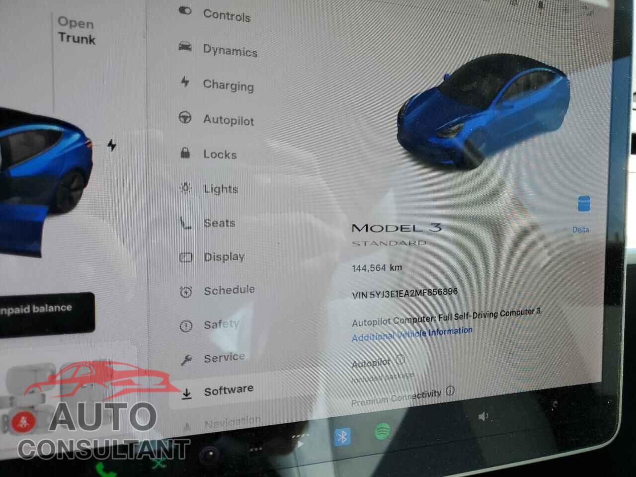 TESLA MODEL 3 2021 - 5YJ3E1EA2MF856896