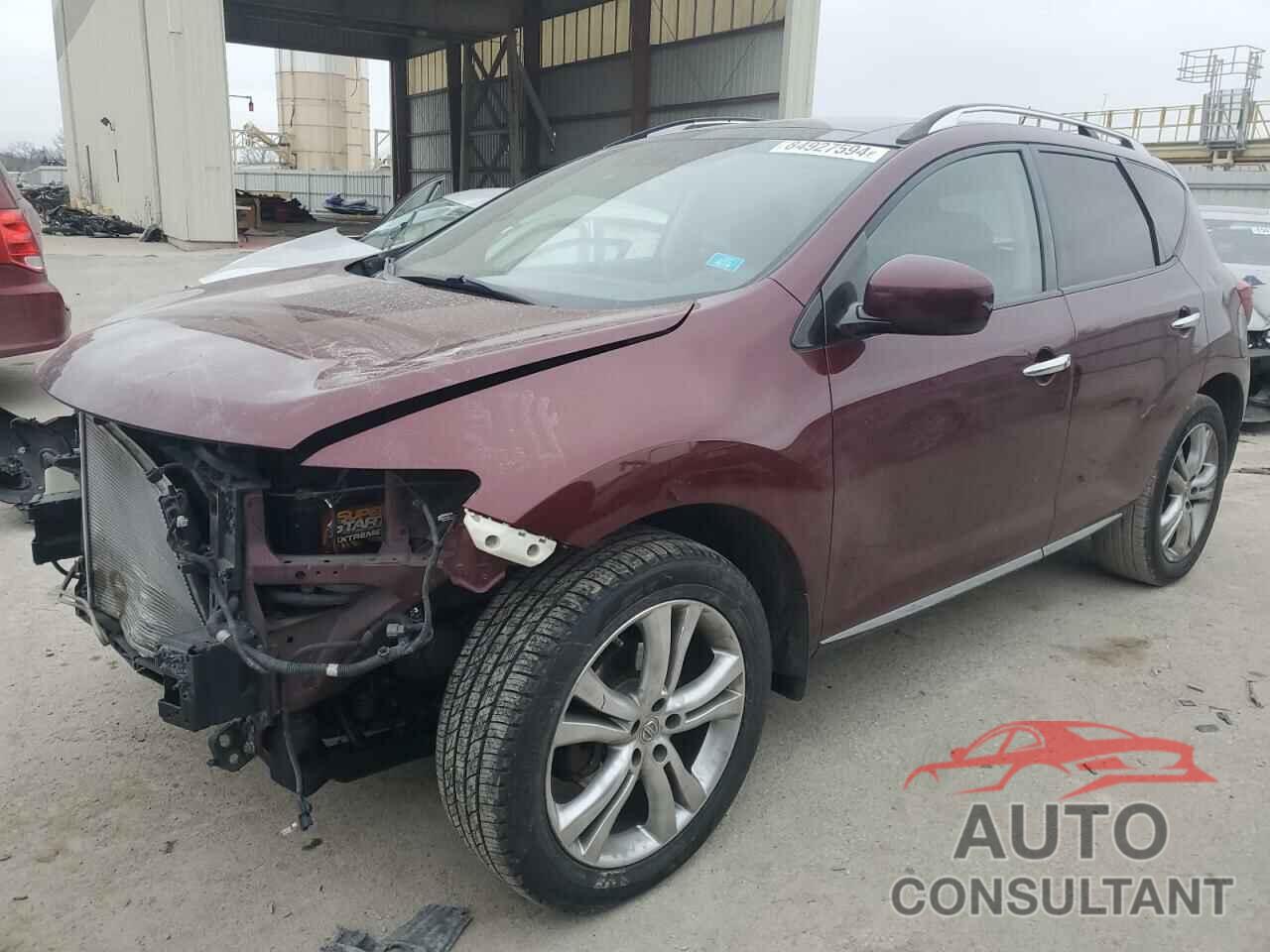 NISSAN MURANO 2010 - JN8AZ1MU5AW001709