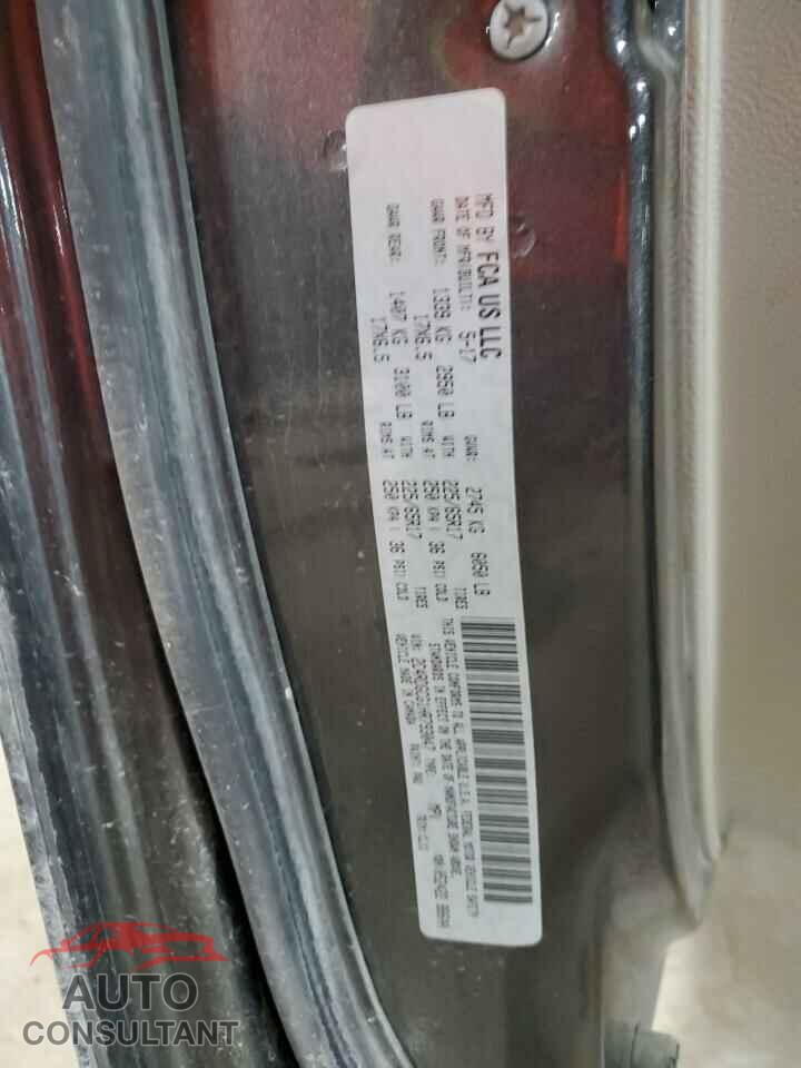 DODGE CARAVAN 2017 - 2C4RDGCG1HR793047